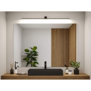 LED Spiegelleuchte Sava  IP44  3000K 850lm 230V 13,5W  Schwarz matt