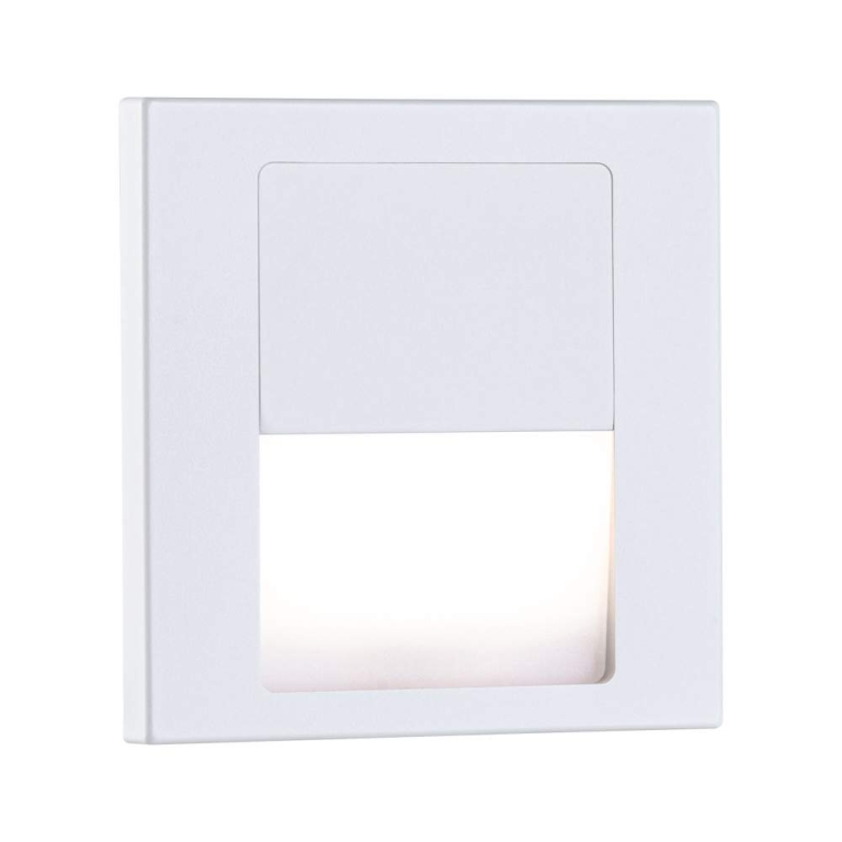 Paulmann LED Wandeinbauleuchte Tsaro Weiß matt (Follower) Orientierungslicht 1W 80lm 2700K 230V
