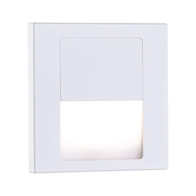 Paulmann LED Wandeinbauleuchte Tsaro Weiß matt (Follower) Orientierungslicht 1W 80lm 2700K 230V