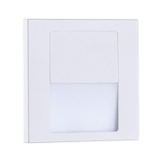 LED Wandeinbauleuchte Tsaro Weiß matt (Follower) Orientierungslicht 1W 80lm 2700K 230V