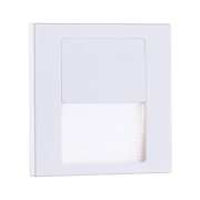LED Wandeinbauleuchte Tsaro Weiß matt (Follower) Orientierungslicht 1W 80lm 2700K 230V