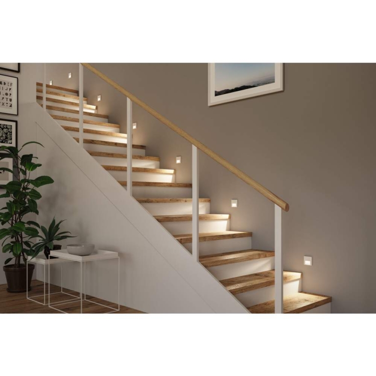 Paulmann LED Wandeinbauleuchte Tsaro Weiß matt (Leader) Orientierungslicht 1W 80lm 2700K 230V