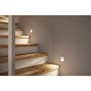 LED Wandeinbauleuchte Tsaro Weiß matt (Leader) Orientierungslicht 1W 80lm 2700K 230V