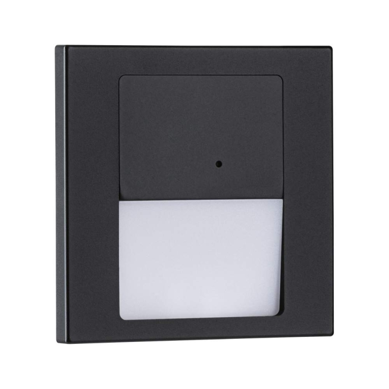 Paulmann LED Wandeinbauleuchte Tsaro Schwarz matt (Leader) Orientierungslicht 1W 80lm 2700K 230V
