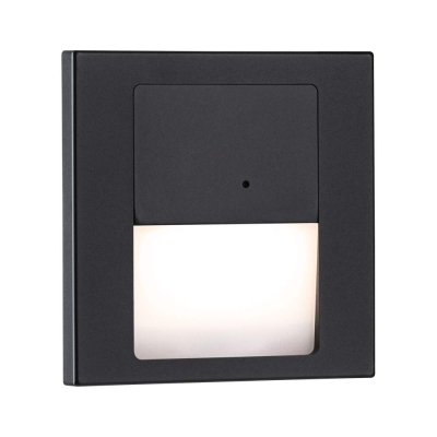Paulmann LED Wandeinbauleuchte Tsaro Schwarz matt (Leader) Orientierungslicht 1W 80lm 2700K 230V