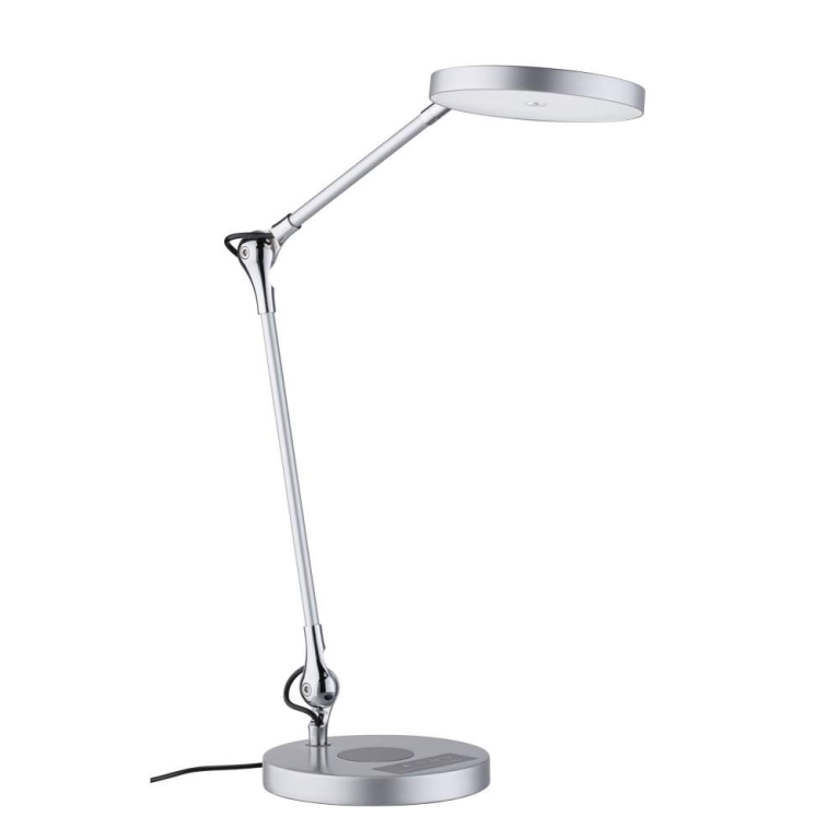 Paulmann LED Schreibtischleuchte Numis White Switch 1000lm 11W Weißaluminium