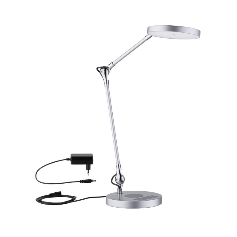 Paulmann LED Schreibtischleuchte Numis White Switch 1000lm 11W Weißaluminium