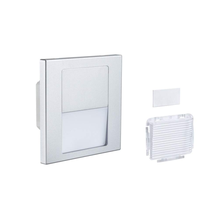 Paulmann LED Wandeinbauleuchte Tsaro Chrom matt (Follower) Orientierungslicht 1W 80lm 2700K 230V