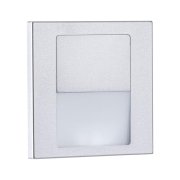 LED Wandeinbauleuchte Tsaro Chrom matt (Follower) Orientierungslicht 1W 80lm 2700K 230V