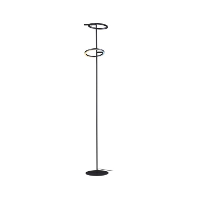 Paulmann LED Stehleuchte Odila  Tunable White 2x1200lm 2x10,4W Schwarz matt, Chrom