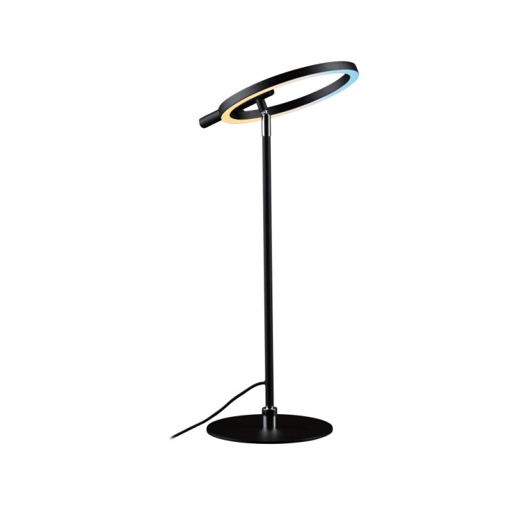 Paulmann LED Schreibtischleuchte Odila  Tunable White 650lm 10,4W Schwarz matt, Chrom