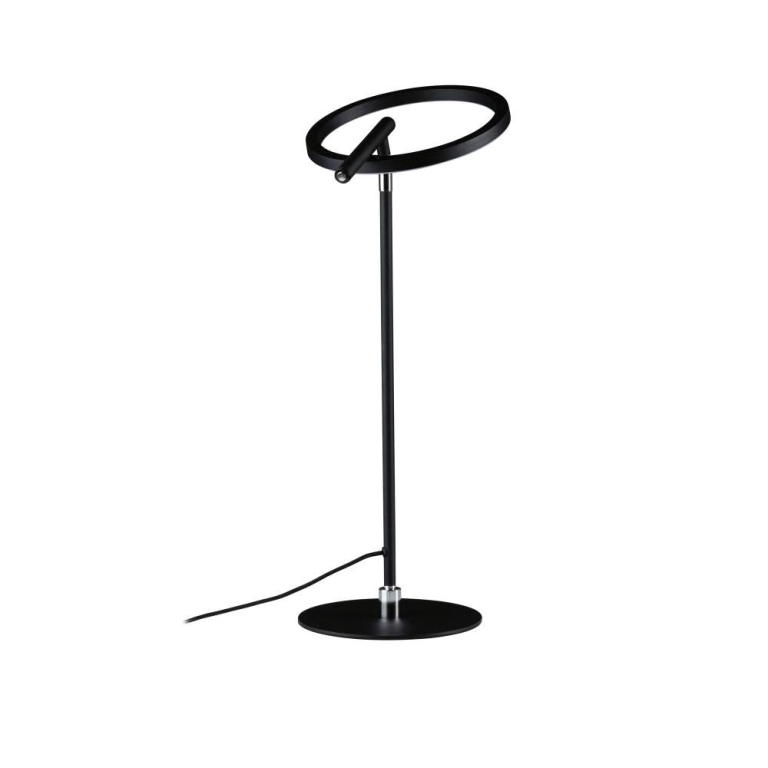Paulmann LED Schreibtischleuchte Odila  Tunable White 650lm 10,4W Schwarz matt, Chrom
