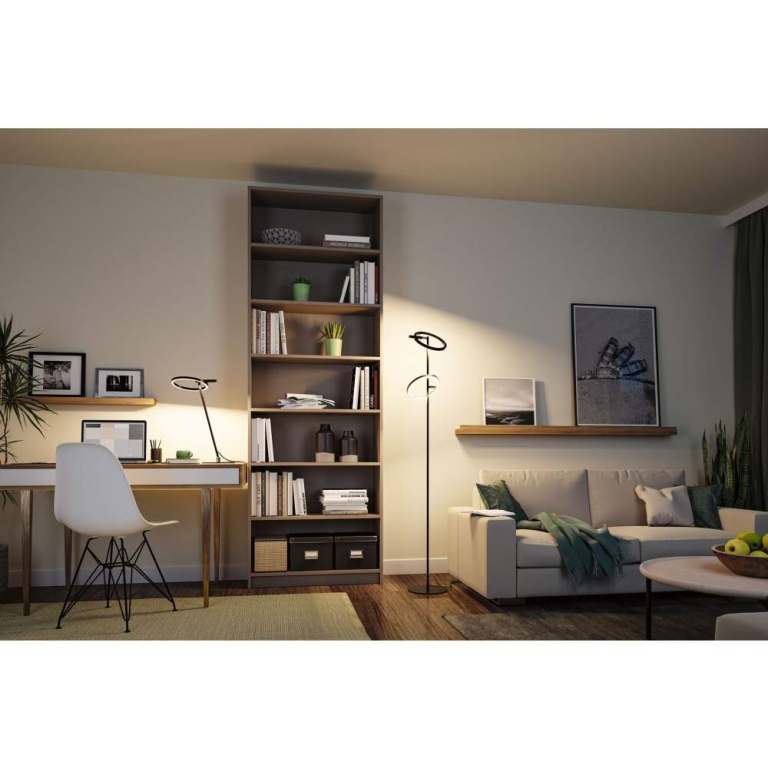 Paulmann LED Schreibtischleuchte Odila  Tunable White 650lm 10,4W Schwarz matt, Chrom