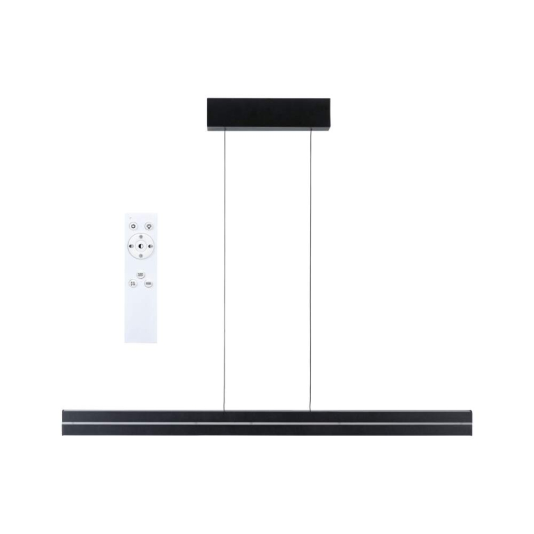 Paulmann LED Pendelleuchte Raiko RGBW+  2300lm / 370lm 19W / 6W Schwarz