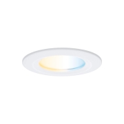LED Einbauleuchte Nova Coin   IP44 rund 78mm  Tunable White 3x6W 3x530lm 230V Weiß matt Aluminium