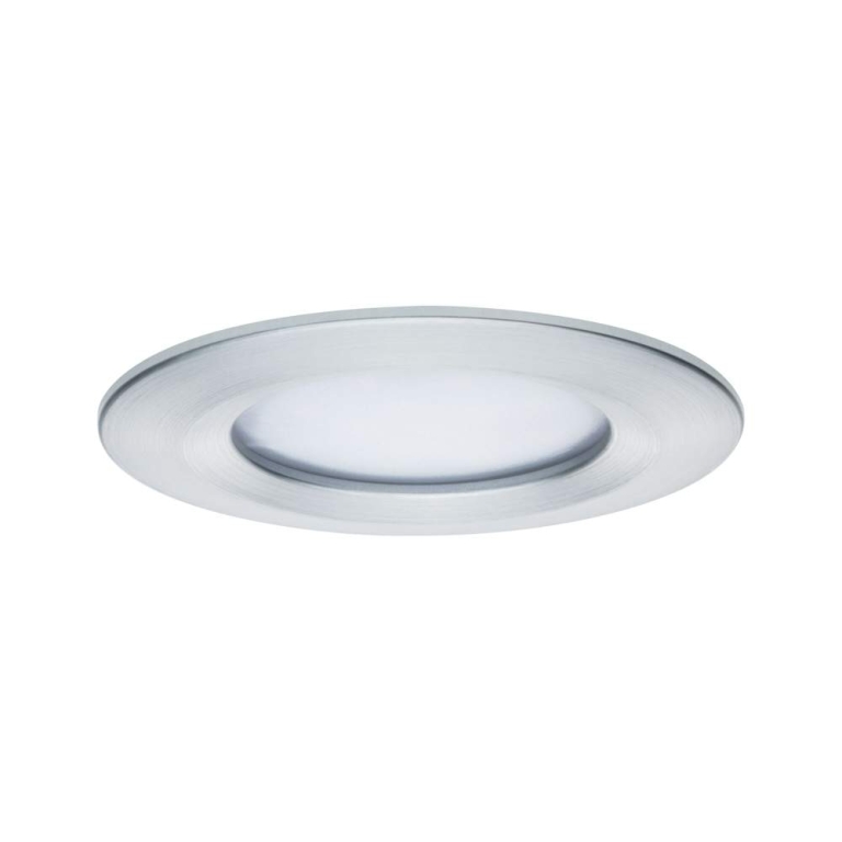 Paulmann LED Einbauleuchte Nova Coin   IP44 rund 78mm  Tunable White 3x6W 3x530lm 230V Alu gedreht Aluminium