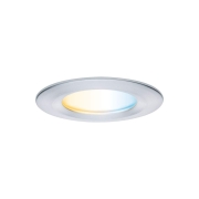LED Einbauleuchte Nova Coin   IP44 rund 78mm  Tunable White 3x6W 3x530lm 230V Alu gedreht Aluminium