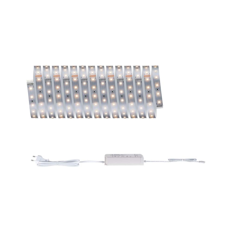 Paulmann MaxLED 500 LED Strip Warmweiß Basisset  5m   17W 550lm/m 64 LEDs/m 2700K 30VA