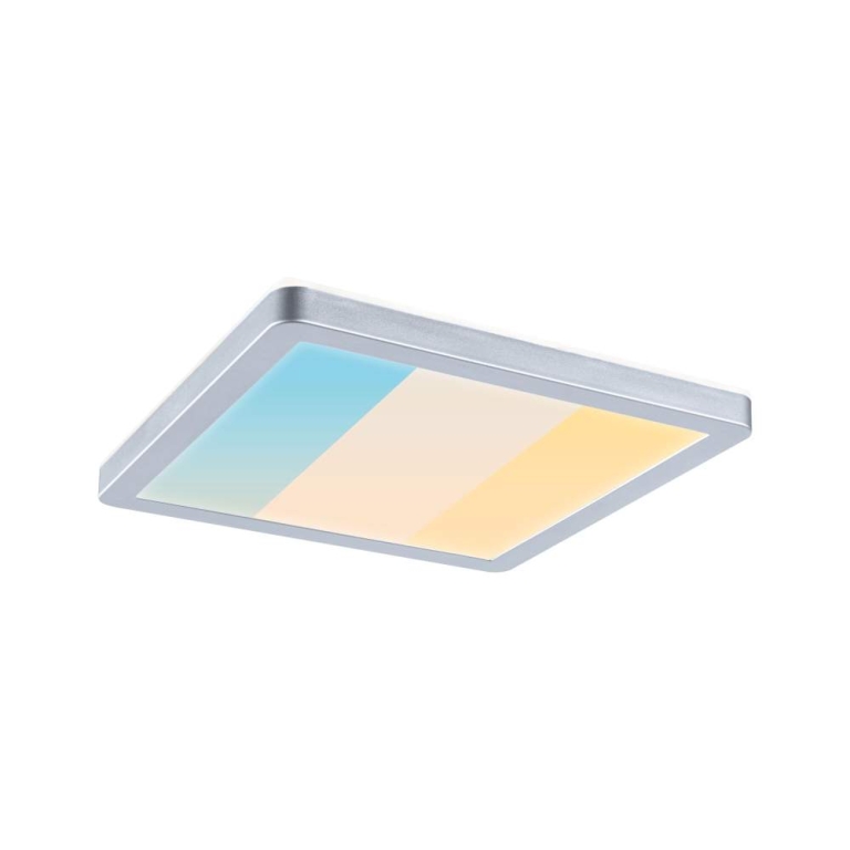 Paulmann LED Panel Atria Shine  IP44 eckig 190x190mm  8W 1160lm 3000 - 6500K Chrom matt