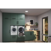 LED Panel Atria Shine  IP44 eckig 190x190mm  8W 1160lm 3000 - 6500K Chrom matt