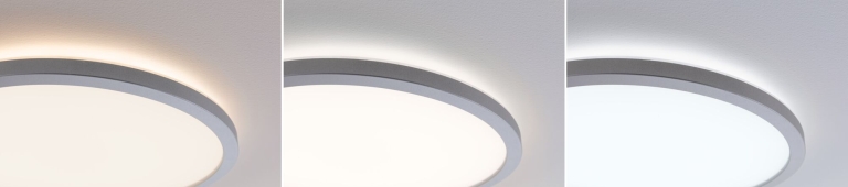 Paulmann LED Panel Atria Shine  IP44 rund 190mm  7,6W 1100lm 3000 - 6500K Chrom matt