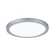 LED Panel Atria Shine  IP44 rund 190mm  7,6W 1100lm 3000 - 6500K Chrom matt