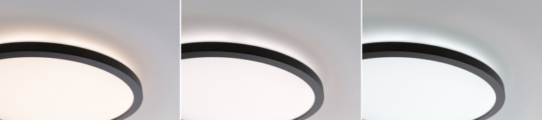 Paulmann LED Panel Atria Shine  IP44 rund 190mm  7,6W 1100lm 3000 - 6500K Schwarz