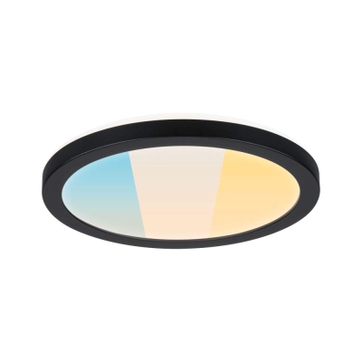 Paulmann LED Panel Atria Shine  IP44 rund 190mm  7,6W 1100lm 3000 - 6500K Schwarz