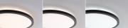 LED Panel Atria Shine  IP44 rund 190mm  7,6W 1100lm 3000 - 6500K Schwarz