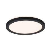 LED Panel Atria Shine  IP44 rund 190mm  7,6W 1100lm 3000 - 6500K Schwarz