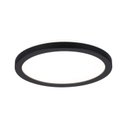 LED Panel Atria Shine  IP44 rund 190mm  7,6W 1100lm 3000 - 6500K Schwarz