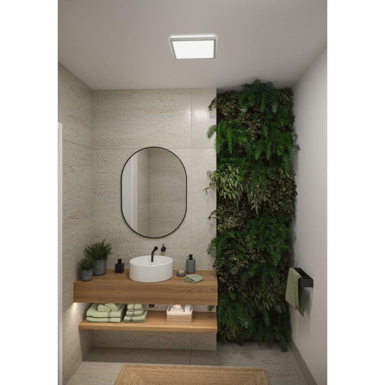 Paulmann LED Panel Atria Shine  IP44 eckig mm  15,7W 2100lm 3000 - 6500K Chrom matt