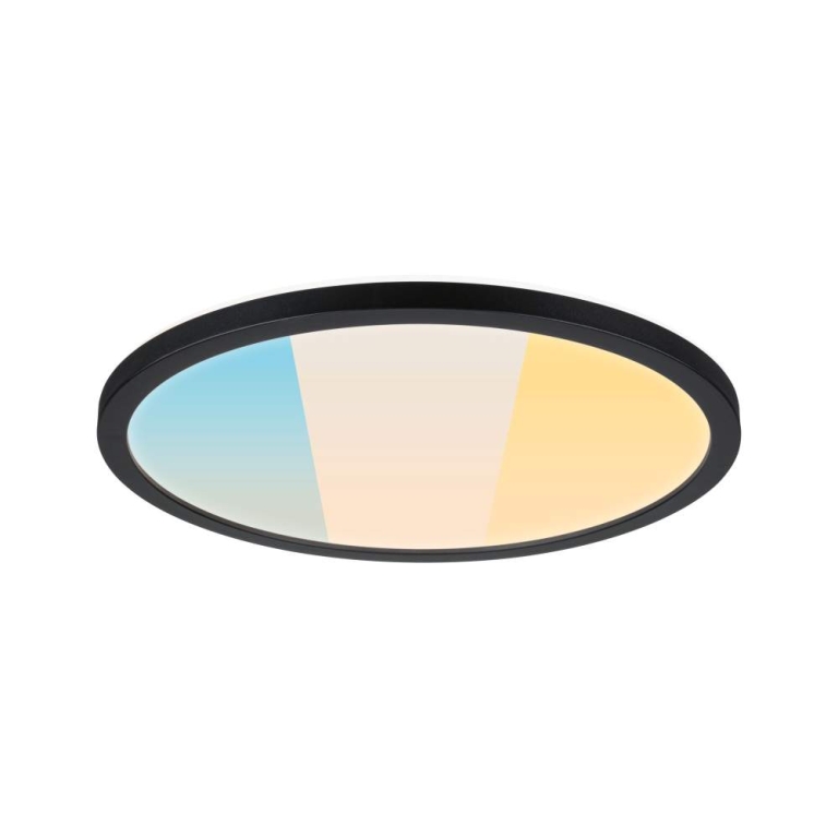 Paulmann LED Panel Atria Shine  IP44 rund 298mm  14,8W 2250lm 3000 - 6500K Schwarz