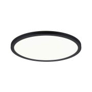 LED Panel Atria Shine  IP44 rund 298mm  14,8W 2250lm 3000 - 6500K Schwarz