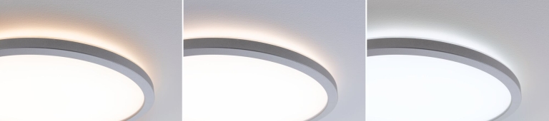 Paulmann LED Panel Atria Shine  IP44 rund 398mm  20,8W 2800lm 3000 - 6500K Chrom matt