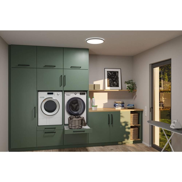 Paulmann LED Panel Atria Shine  IP44 rund 398mm  20,8W 2800lm 3000 - 6500K Chrom matt