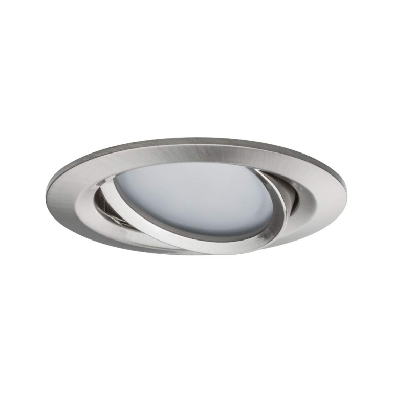 Paulmann LED Einbauleuchte Nova Coin    rund 84mm 50° RGBW+ 3x6W 3x500lm 230V Eisen gebürstet Alu Druckguss