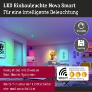LED Einbauleuchte Nova Coin    rund 84mm 50° RGBW+ 3x6W 3x500lm 230V Alu gedreht Alu Druckguss