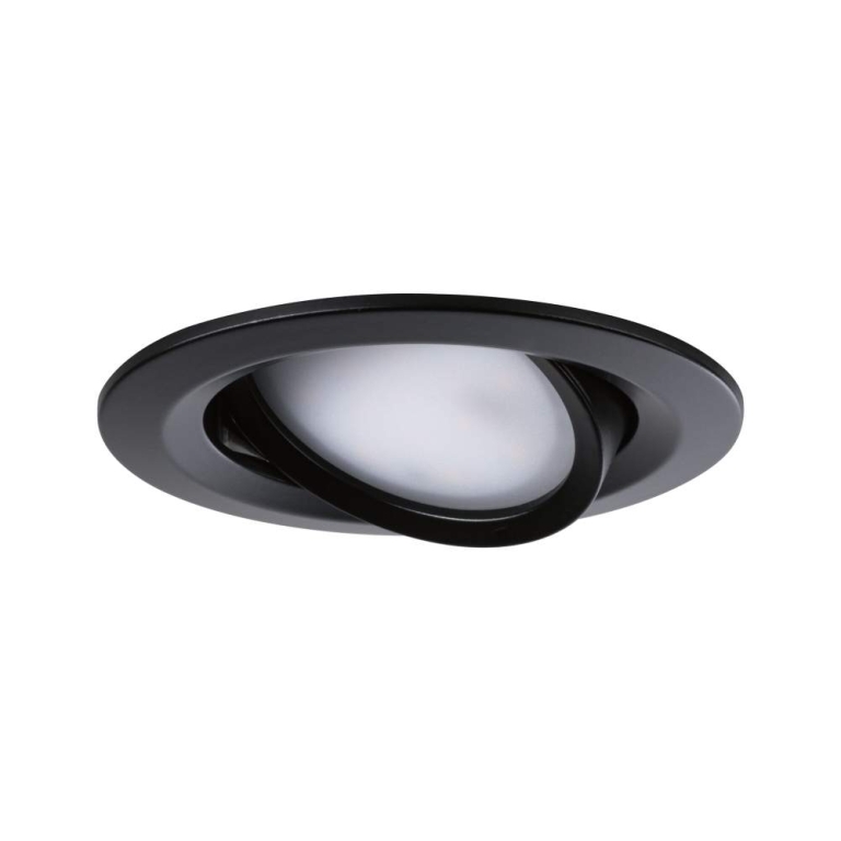 Paulmann LED Einbauleuchte Nova Coin    rund 84mm 50° RGBW+ 3x6W 3x500lm 230V Schwarz matt Alu Druckguss