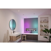 LED Einbauleuchte Nova Coin   IP44 rund 78mm  RGBW+ 3x6W 3x500lm 230V Weiß matt Alu Druckguss