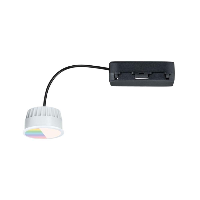 Paulmann LED Modul Einbauleuchte RGBW Coin     50mm  Coin 6W 500lm 230V dimmbar 2200 - 6500K Satin