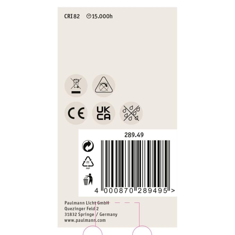 Paulmann Vintage Edition LED Birne   E27 230V 250lm 4,8W 1800K  Gold