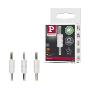Plug & Shine LED Stecksockel Naima Ersatzleuchtmittel 3er-Set 3000K 100lm
