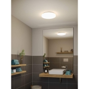 Deckenleuchte Kellerleuchte Axin Weiß IP44 E27 230V max. 2x18W