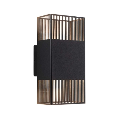 Paulmann LED Wandleuchte Tharin IP44 3000K 120x104mm 2x3,7W Schwarz