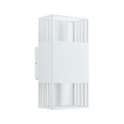 LED Wandleuchte Tharin IP44 3000K 120x104mm 2x3,7W Weiß