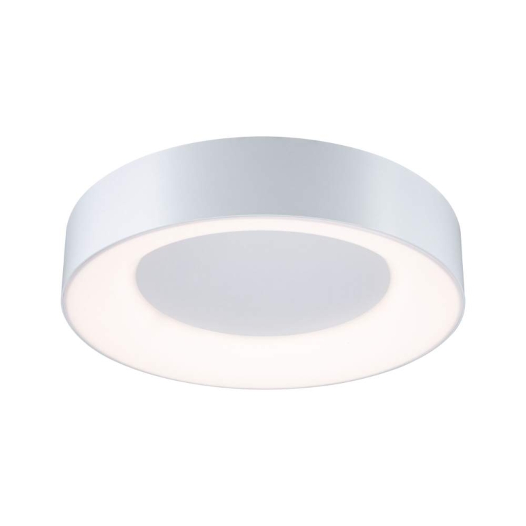 Paulmann LED Deckenleuchte Smart Home Zigbee 3.0 Casca IP44  RGBW+ 1750lm 230V 20W dimmbar Weiß matt