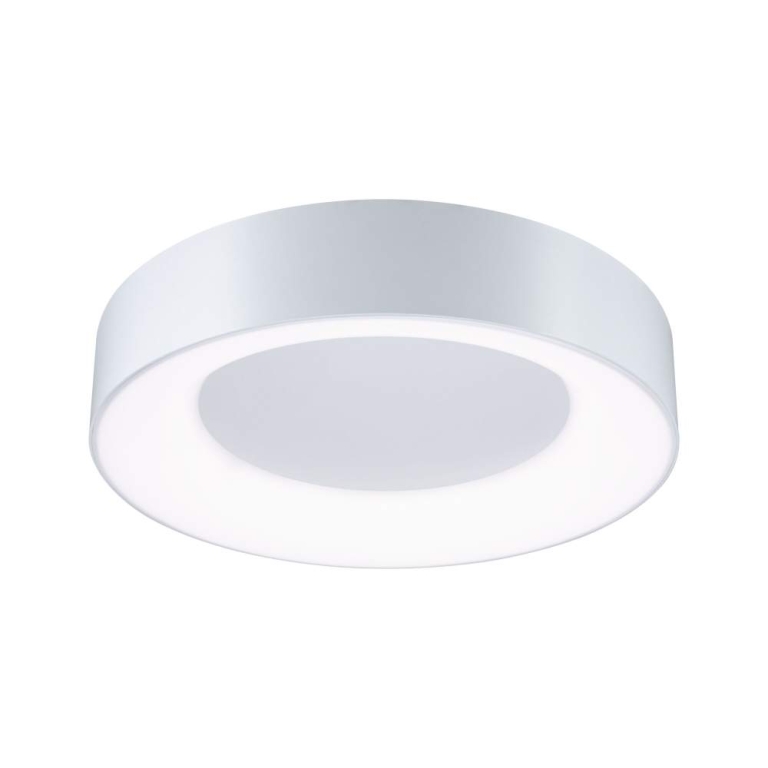 Paulmann LED Deckenleuchte Smart Home Zigbee 3.0 Casca IP44  RGBW+ 1750lm 230V 20W dimmbar Weiß matt