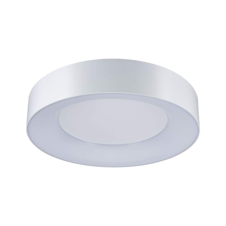 Paulmann LED Deckenleuchte Smart Home Zigbee 3.0 Casca IP44  RGBW+ 1750lm 230V 20W dimmbar Weiß matt