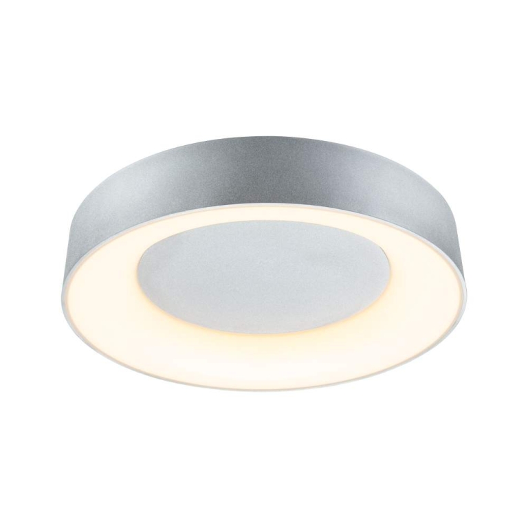 Paulmann LED Deckenleuchte Smart Home Zigbee 3.0 Casca IP44  RGBW+ 1750lm 230V 20W dimmbar Alu matt